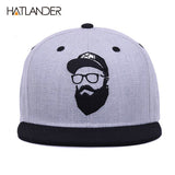 HATLANDER Original Grey Cool Hip Hop Cap