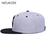 HATLANDER Original Grey Cool Hip Hop Cap