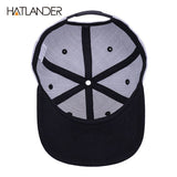 HATLANDER Original Grey Cool Hip Hop Cap