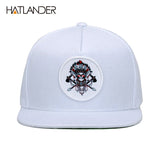 HATLANDER White Baseball Cap
