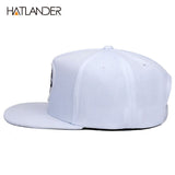 HATLANDER White Baseball Cap