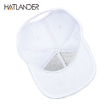 HATLANDER White Baseball Cap