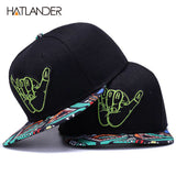 HATLANDER Brand Embroidery Retro Caps