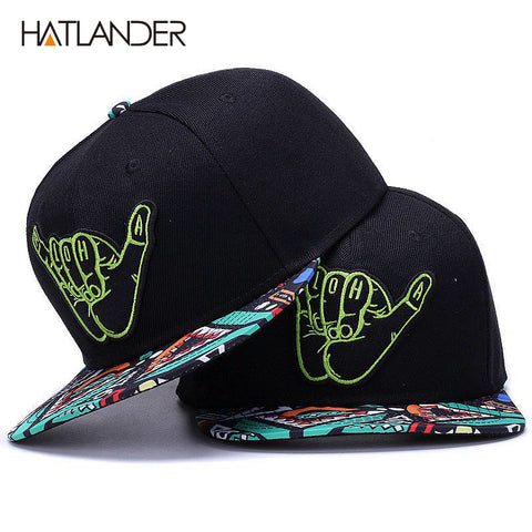 HATLANDER Brand Embroidery Retro Caps