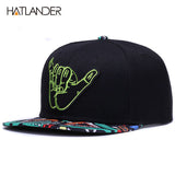 HATLANDER Brand Embroidery Retro Caps