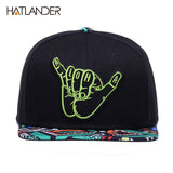 HATLANDER Brand Embroidery Retro Caps
