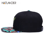 HATLANDER Brand Embroidery Retro Caps