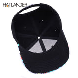 HATLANDER Brand Embroidery Retro Caps