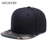 HATLANDER Wool Snapback Cap